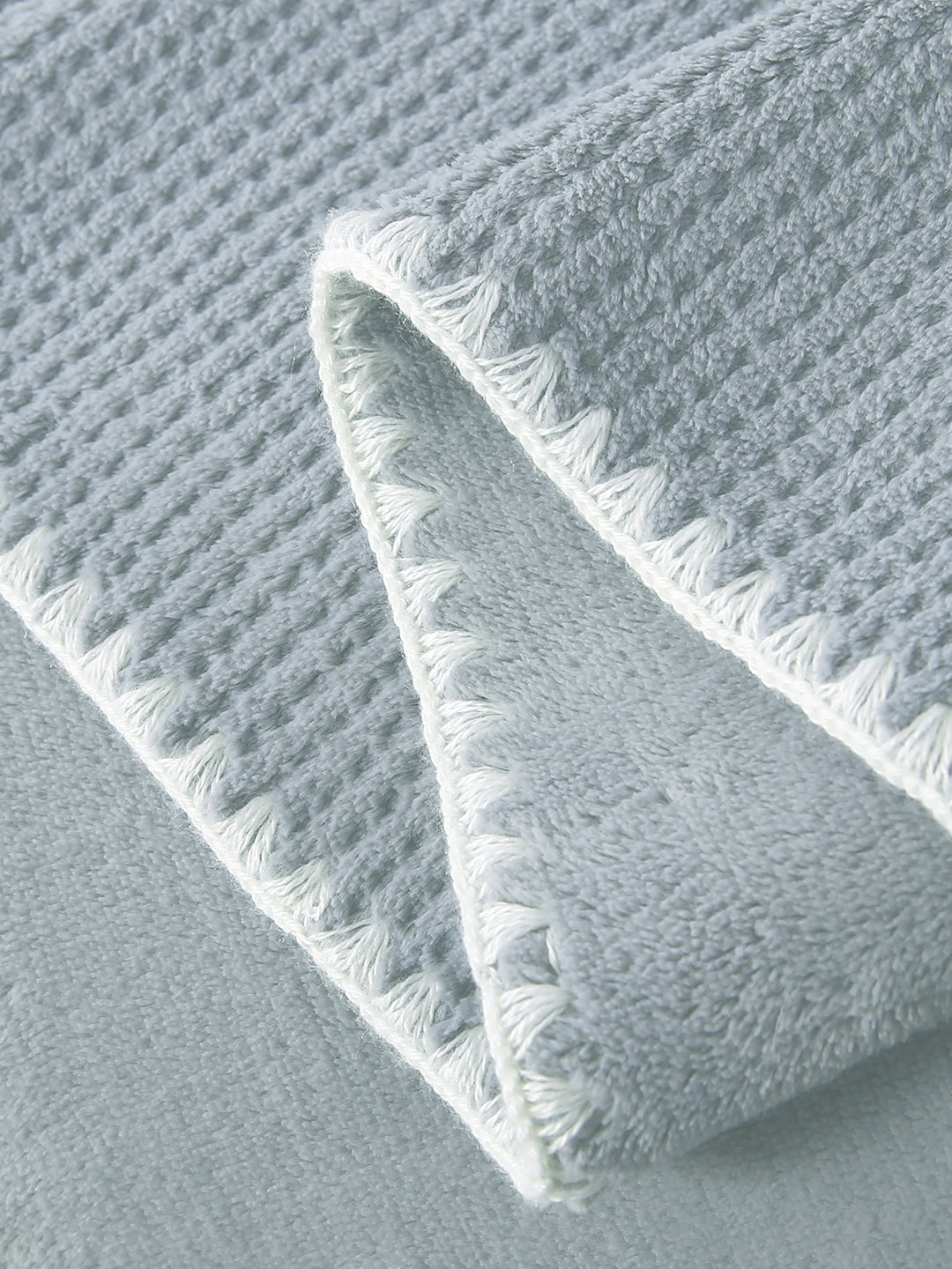URBAN DREAM FASHION WAFFLE SOLID GREY BLANKET