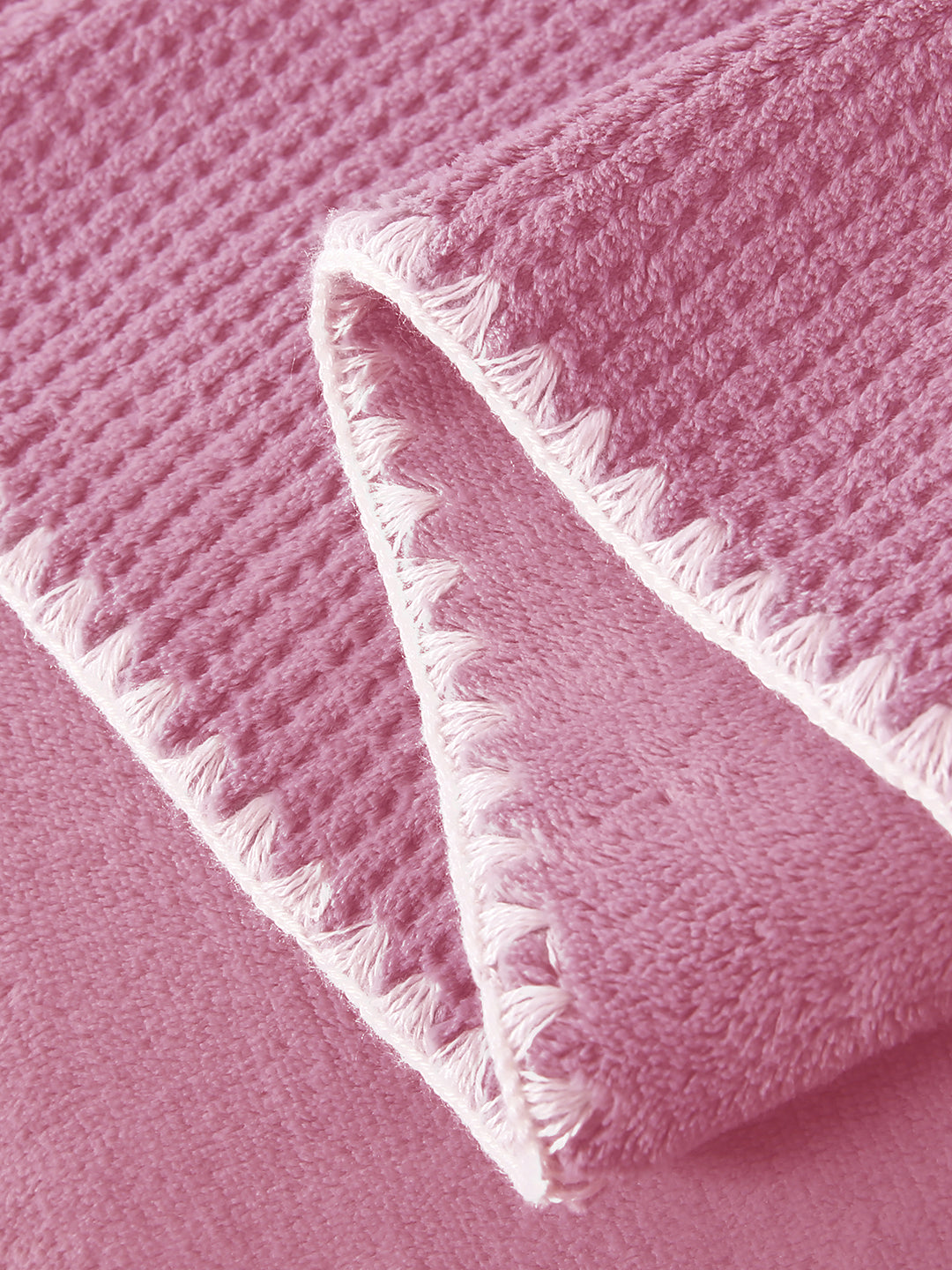 URBAN DREAM FASHION WAFFLE SOLID DARK PINK BLANKET