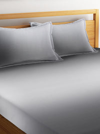 URBAN DREAM FASHION GRADATION PRINT GREY BEDSHEET SET