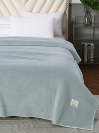 URBAN DREAM FASHION WAFFLE SOLID GREY BLANKET