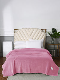 URBAN DREAM FASHION WAFFLE SOLID DARK PINK BLANKET