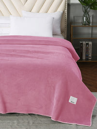 URBAN DREAM FASHION WAFFLE SOLID DARK PINK BLANKET