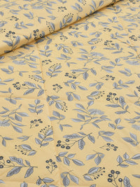 URBAN DREAM FASHION FLORAL PRINT YELLOW AND GREY COMFORTER